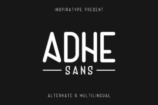 Adhe Family: A Handmade Sans Serif Font for Crafters & Sellers