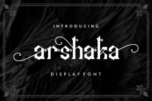Arshaka: A Blackletter Font for Editorial Distinction