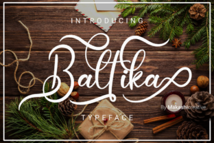 Baltika: A Refined Script Font for Digital Branding