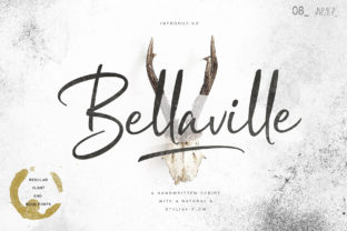 Bellavile: A Handwritten Font That Feels Like a Quiet Conversation
