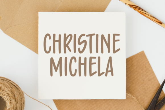 Christine Michela: A Handwritten Font That Feels Like Your Brand’s Voice