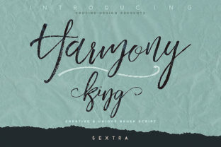 Harmony King: A Handwritten Font That Breathes With Your Words