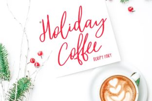 Holiday Coffee: A Warm, Playful Script Font for Branding Projects