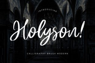 Holyson: A Cheerful Handwritten Font for Brand Charm