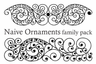 Naive Ornaments Family: A Playful Dingbats Font for Real Branding Work