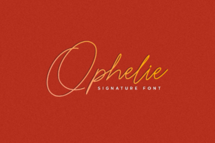 Ophelie: A Romantic Script Font for Editorial Charm