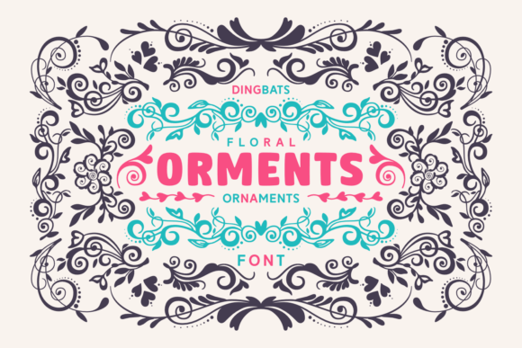 Orments: A Floral Dingbats Font That Makes Campaigns Feel Intentional