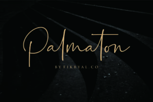 Palmaton: A Sweet, Casual Script Font for Campaign Graphics
