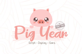Pig Year: A Whimsical Script Handwritten Font for Makers