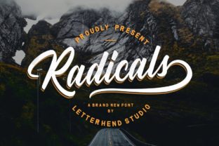 Radicals: A Friendly Script Font for Small Business Branding