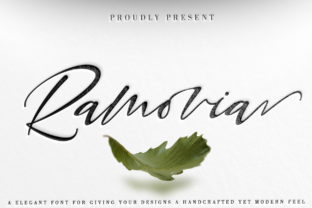 Ramovia: A Handwritten Font That Feels Like a Quiet Conversation