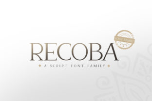 Recoba: A Serif Font That Brings Art Deco Elegance to Modern Branding