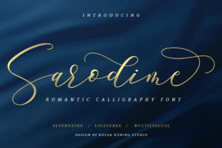 Sarodime: A Romantic Script Font That Elevates Campaign Visuals