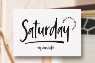 Saturday Vibes: A Fresh Hand-Lettering Font for Crafters & Sellers