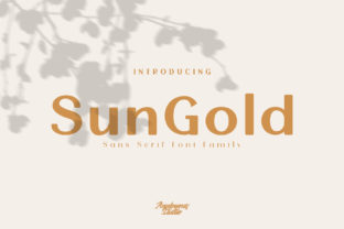 Sun Gold: A Sans Serif Font That Elevates Campaign Visuals