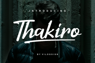 Thakiro: A Modern Script Font That Elevates Digital Branding